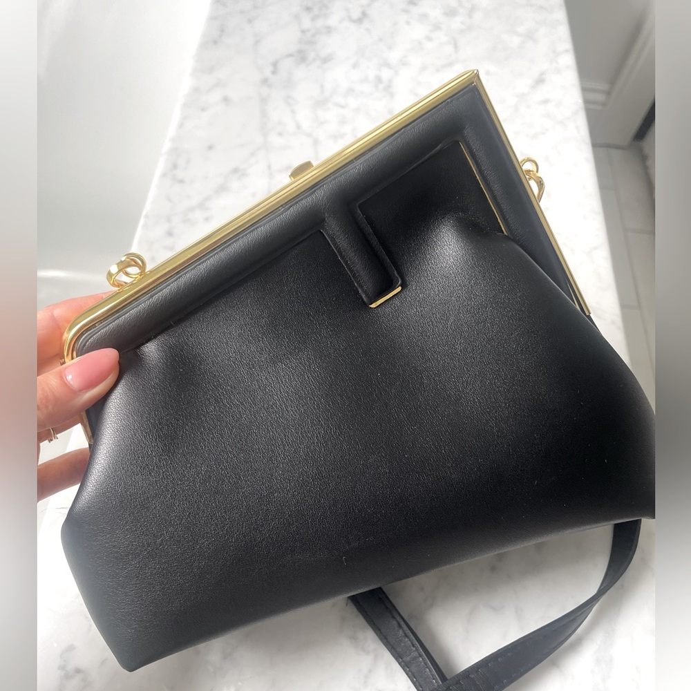 Black close body bag